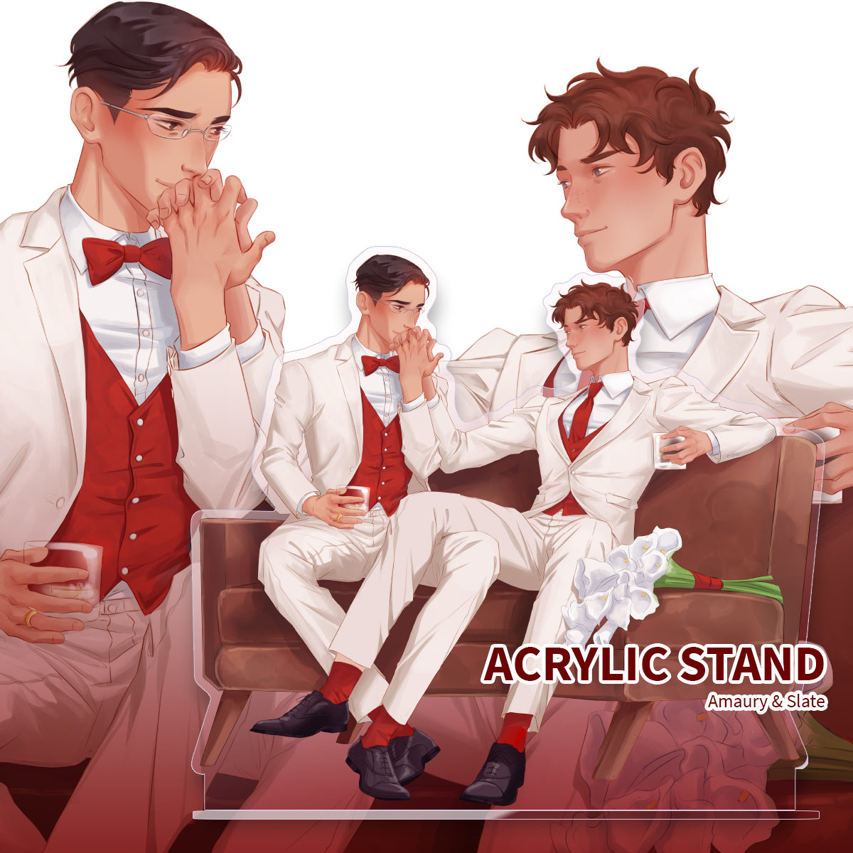 Amaury & Slate acrylic stand