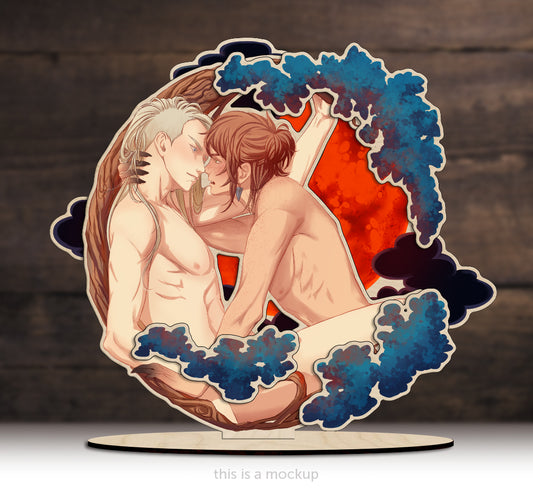 Blood Moon Wooden Standee