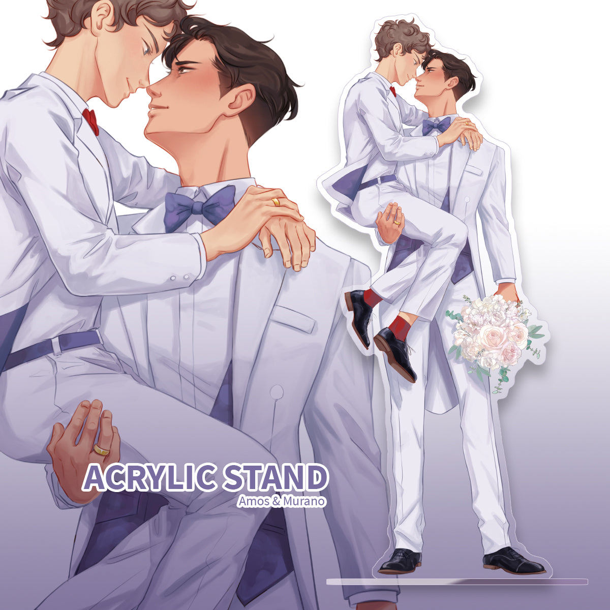 Amos & Murano  acrylic stand